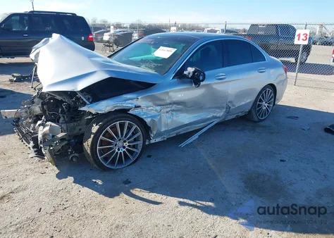 2016 Mercedes-Benz C 300 from USA, damaged, VIN 55SWF4JB0GU119631